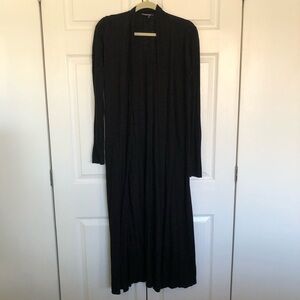 Crown Jewel Black Longline Cardigan Size S